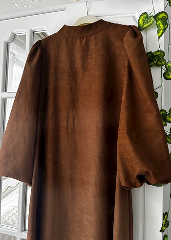 Süet elbise - Görsel 2