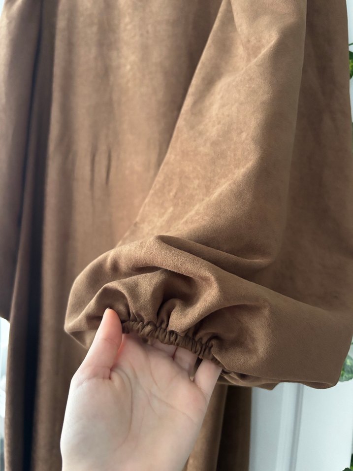 Süet elbise - Görsel 3