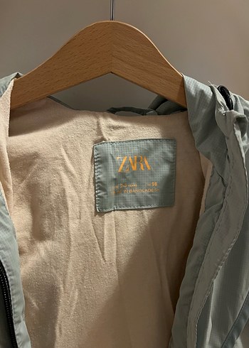 Gri Erkek Çocuk Fermuarlı Yağmurluk - Görsel 5