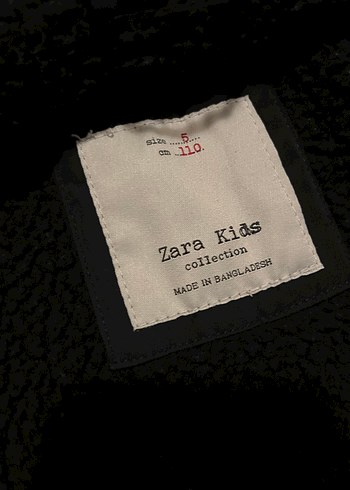 Siyah Erkek Çocuk Fermuarlı Kaban - Görsel 6