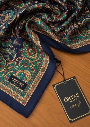 Parlak Camel Renkli Drapeli Kadın Şal - Görsel 4