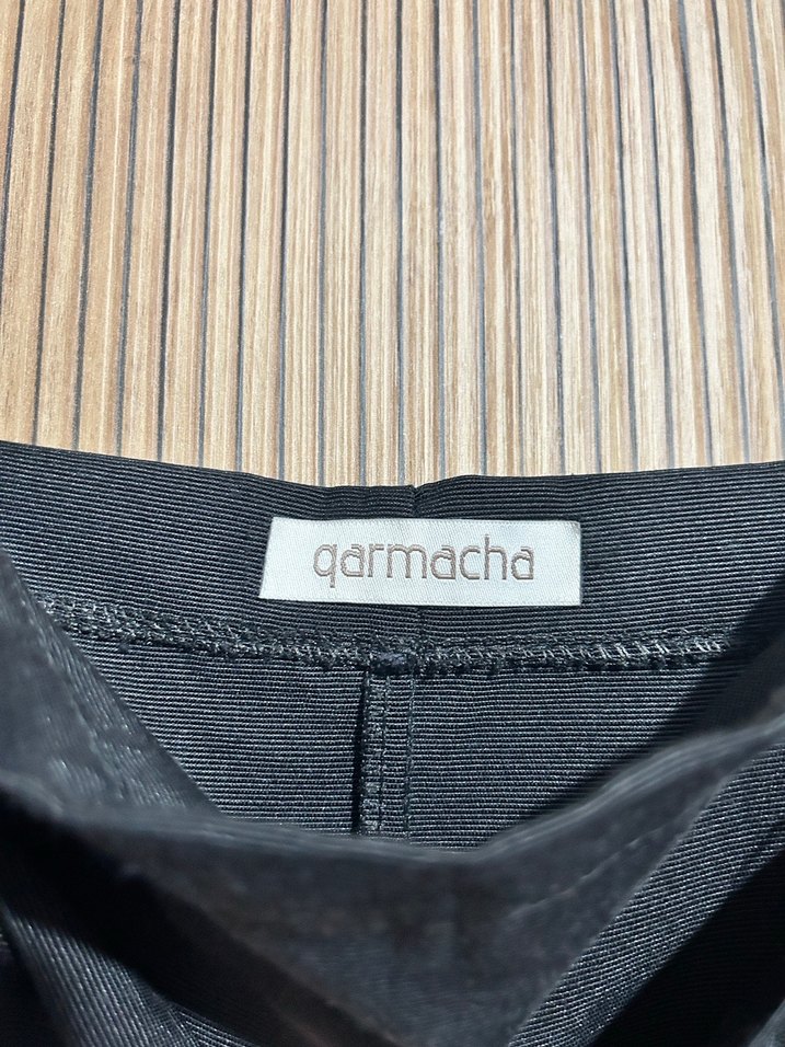 Kadın Siyah Keten Uzun Tulum - Görsel 2