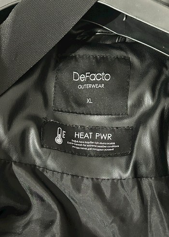 Siyah Deri Uzun Kadın Kışlık Ceket - Görsel 3