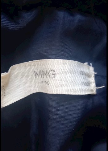 Mavi Fermuarlı kız çocuk Kışlık Mont - Görsel 2