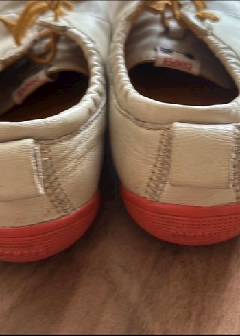 Beyaz deri camper sneaker - Görsel 2