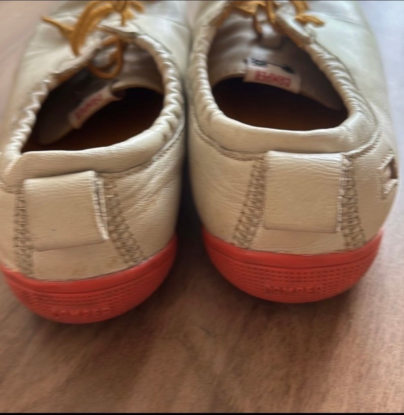 Beyaz deri camper sneaker - Görsel 2