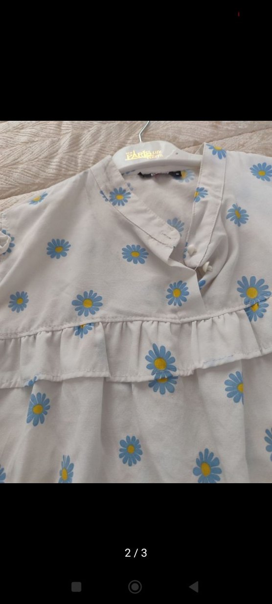 Çiçek Desenli Uzun Kollu - Görsel 2