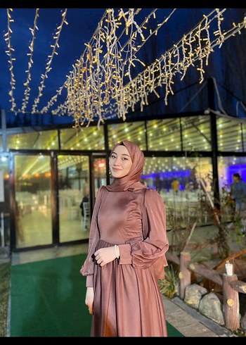 Bohem Tarzı Uzun Kollu Kadın Elbise - Görsel 3