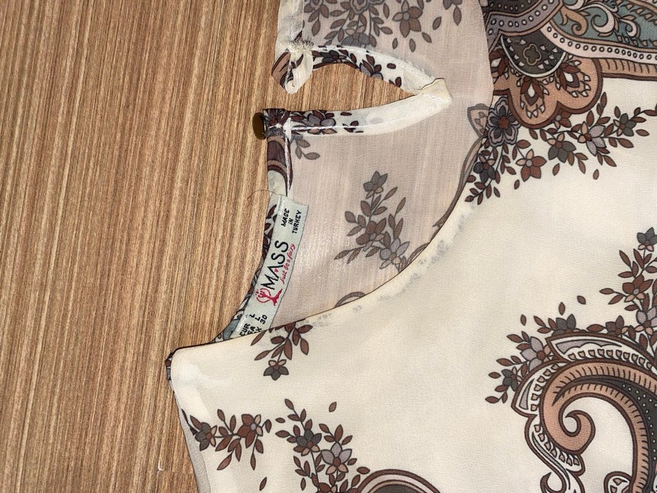 Uzun Kollu Bohem Desenli Hamile Bluzu - Görsel 2