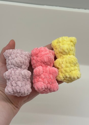 Şeker pembesi marshmallow bebek  Battaniyesi - Görsel 3