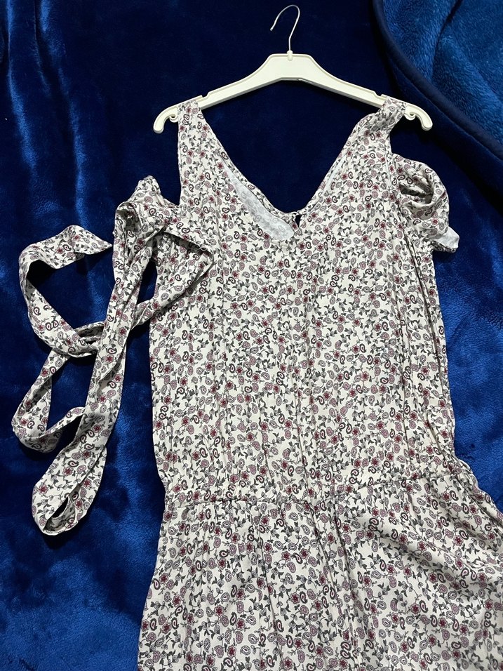 Kadın Uzun Bol Kesim Bohem Tulum - Görsel 5