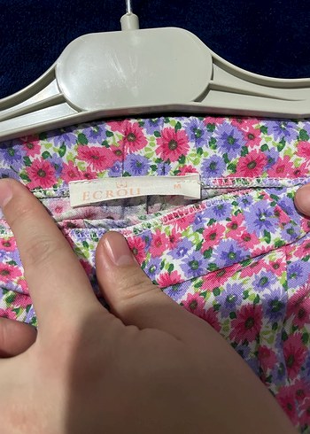 Bohem Renkli Uzun Midi Etek - Görsel 2