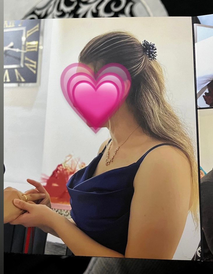 Lacivert V Yaka Drapeli Midi Abiye Elbise - Görsel 3