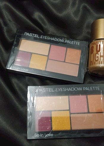 Pastel Göz Farı Paleti ve Duo Allık ve highligter seti - Görsel 4