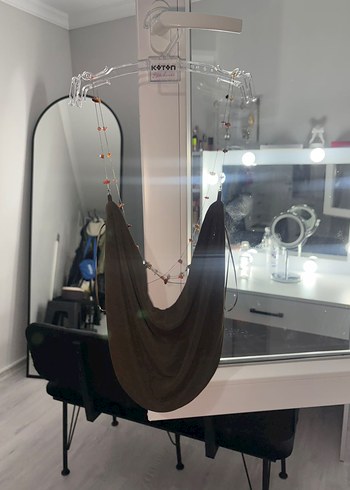 Bershka Bohem Kahverengi Uzun Kolye