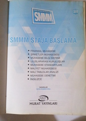 SMMM Staja Başlama Kitapları - Murat Yayınları - Görsel 3