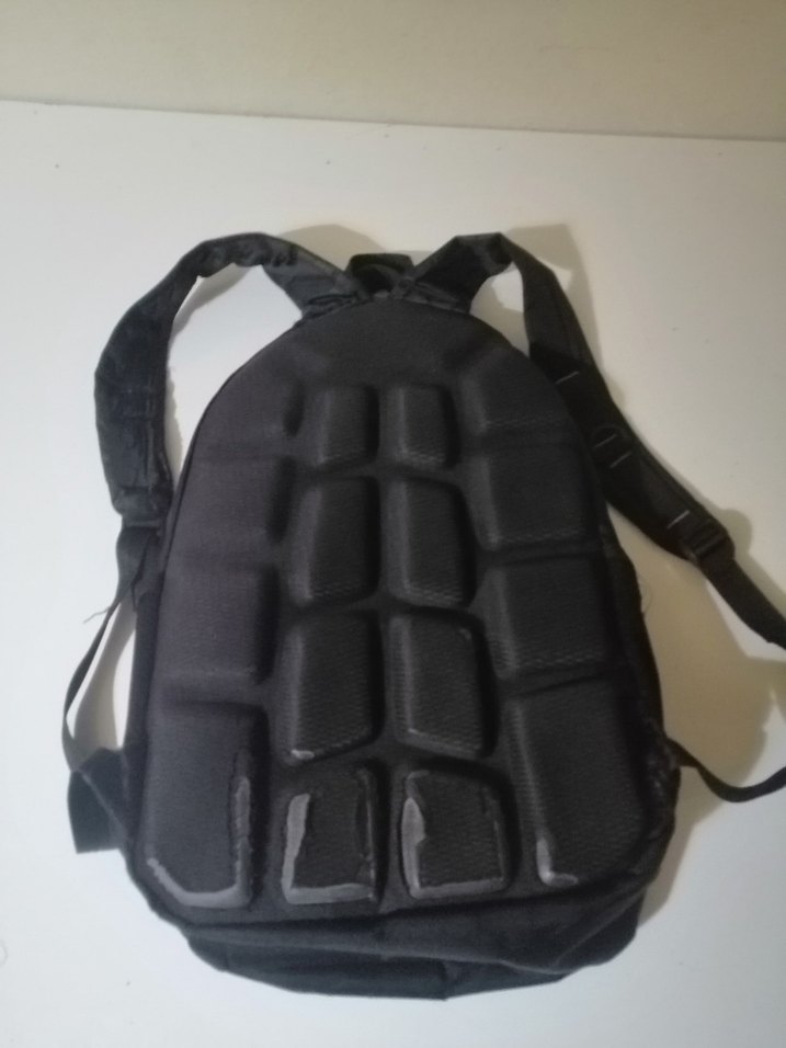 Siyah Fermuarlı Erkek Sırt Çantası - Görsel 3