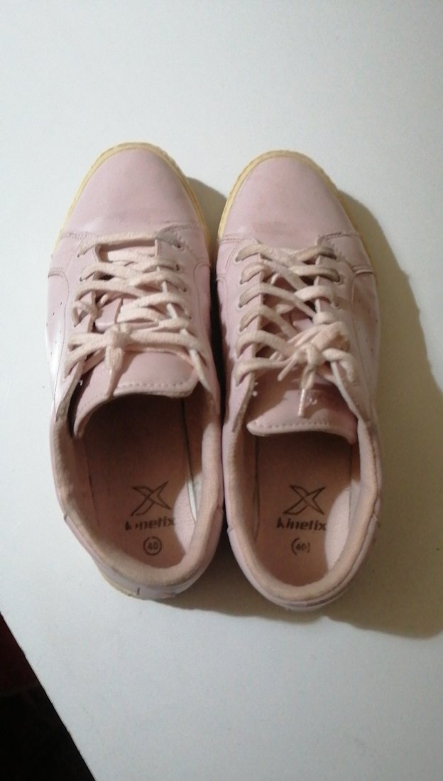 Pembe Stiletto Topuklu Kadın Spor Ayakkabı - Görsel 2