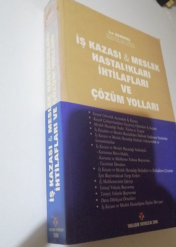 İş Kazası ve Meslek Hastalıkları İhtilafları Kitabı - Görsel 2