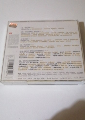 Maria Callas 100 Best Classics CD - Orjinal - Görsel 2