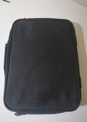 Siyah Süet Fermuarlı - Laptop Çantası - Görsel 2