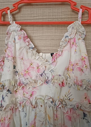 Kadın Bej Bohem Uzun Elbise - Görsel 3