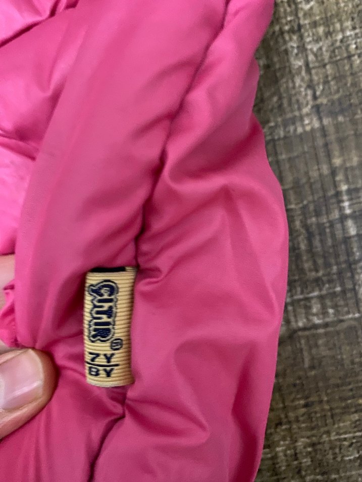 Kız Çocuk Kapüşonlu Pembe Fermuarlı Yelek - Görsel 5