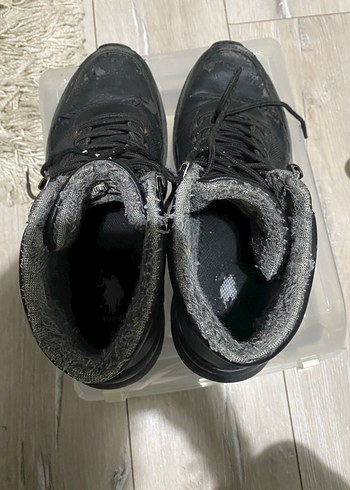 U.S. Polo Assn Siyah Bağcıklı Erkek Kauçuk Bot - Görsel 7