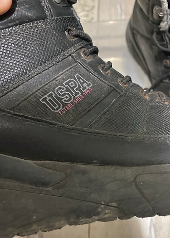 U.S. Polo Assn Siyah Bağcıklı Erkek Kauçuk Bot - Görsel 3