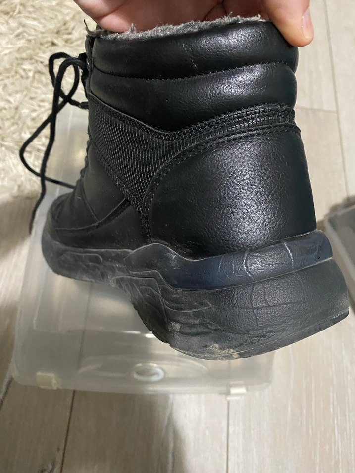 U.S. Polo Assn Siyah Bağcıklı Erkek Kauçuk Bot - Görsel 5