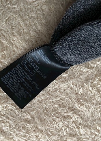 H&M Gri Erkek Sweatshirt, Yuvarlak Yaka, Uzun Kollu - Görsel 8