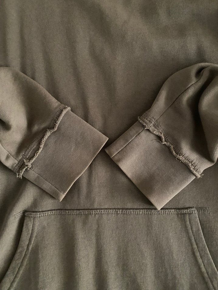 H&M Haki Uzun Kollu Salaş Sweatshirt - Görsel 2