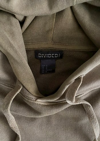 H&M Bej Keten Sweatshirt Uzun Kollu - Görsel 3