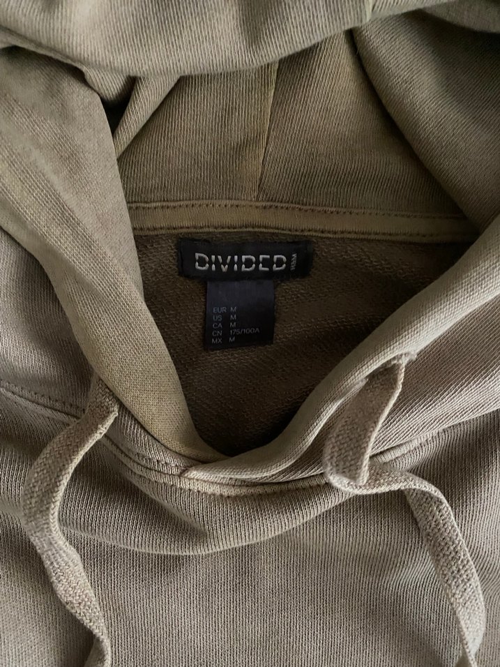 H&M Bej Keten Sweatshirt Uzun Kollu - Görsel 3