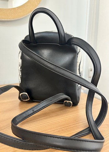 Zebra desenli mini sırt çantası - Görsel 3