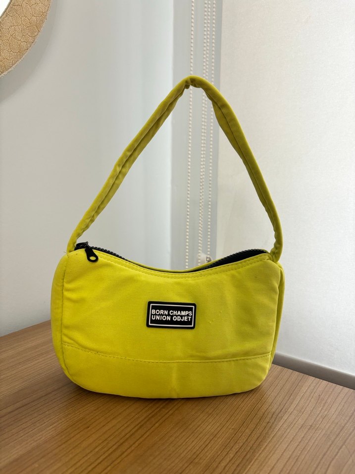 Sarı Kadın Street Style Çanta - Görsel 2