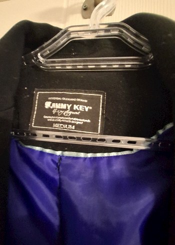 Siyah Düğmeli Kadın Blazer Ceket - Görsel 2