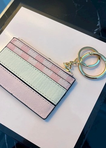 Vs Pembe Deri Kadın Cüzdanı Anahtarlıklı - Görsel 2