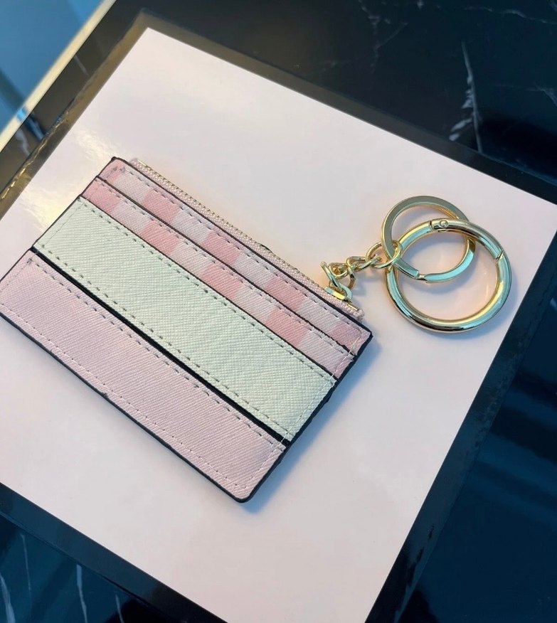 Vs Pembe Deri Kadın Cüzdanı Anahtarlıklı - Görsel 2