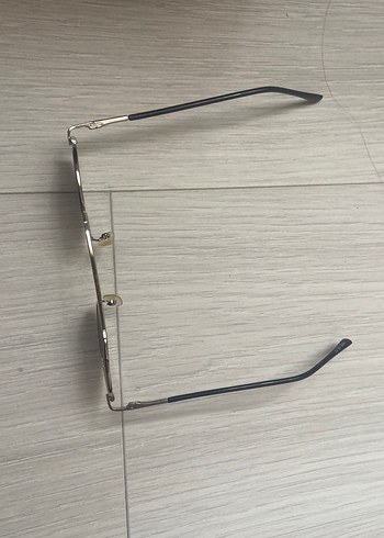 Siyah Vintage Goth Oval Gözlük - Görsel 3