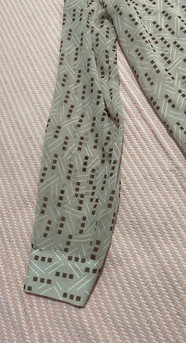 Bej Düğmeli Bohem Kadın Gömlek - Görsel 3