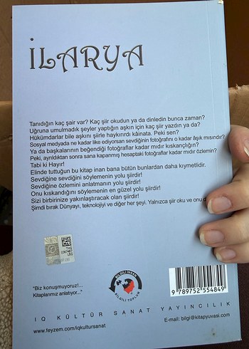 ILARYA Şiir Kitabı - Görsel 2