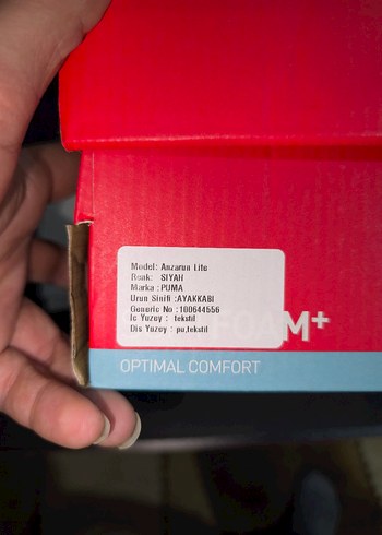 Siyah Beyaz PUMA SIFIR ERKEK SPOR 42 NUMARA - Görsel 2