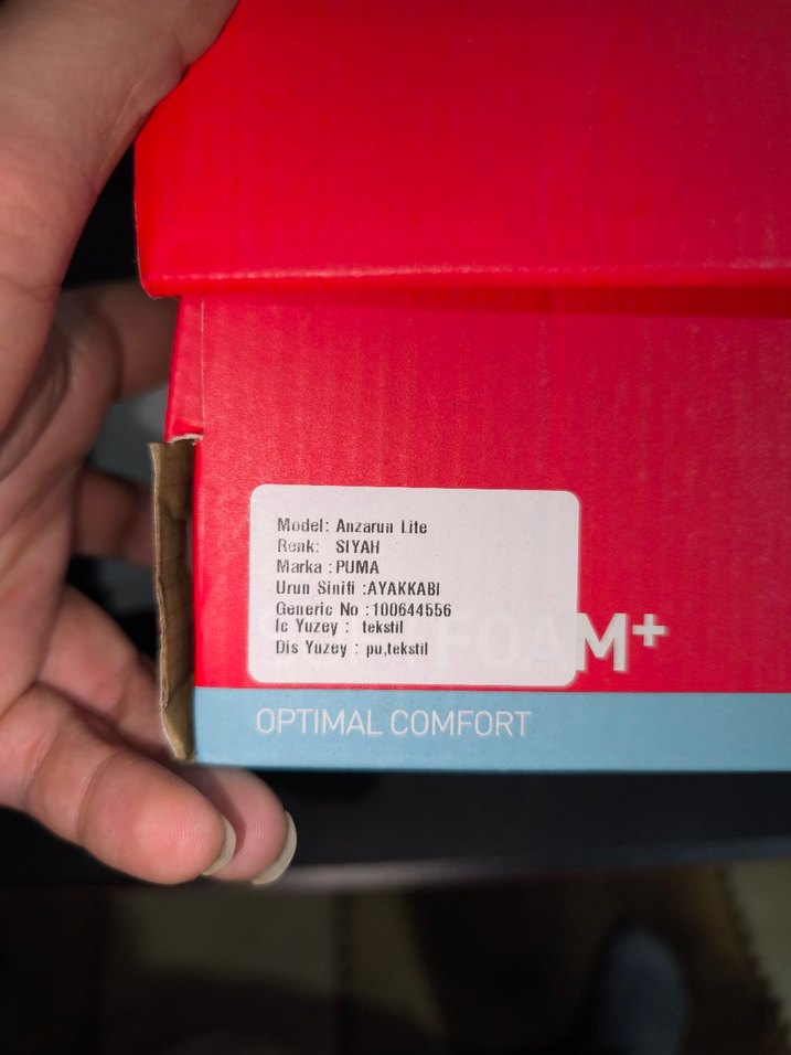 Siyah Beyaz PUMA SIFIR ERKEK SPOR 42 NUMARA - Görsel 2