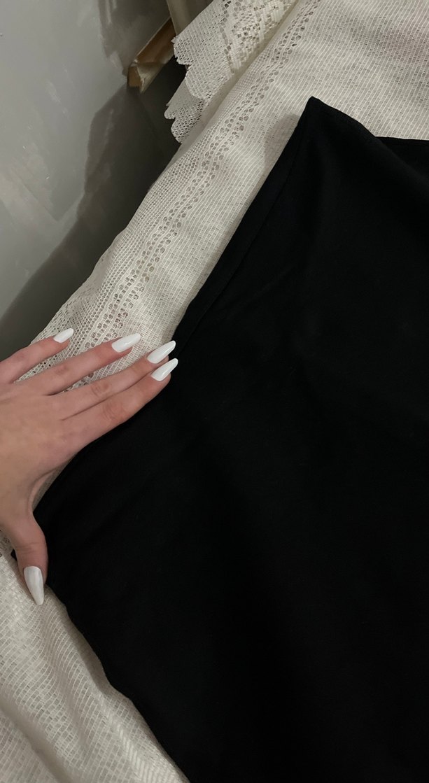 Siyah Kadın Kışlık Midi Etek - Görsel 5