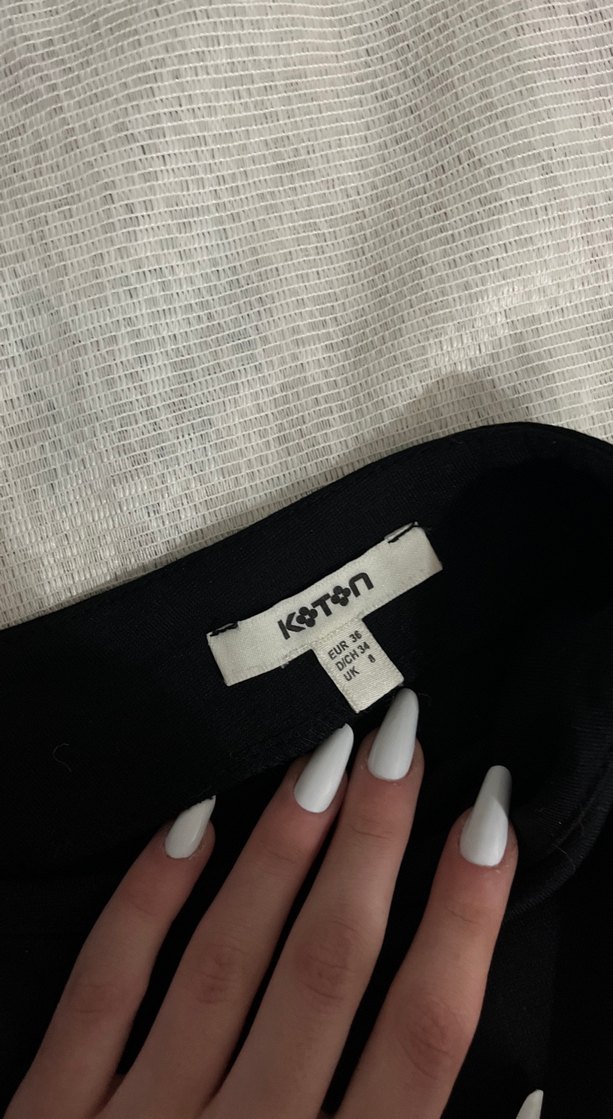 Siyah Kadın Kışlık Midi Etek - Görsel 2