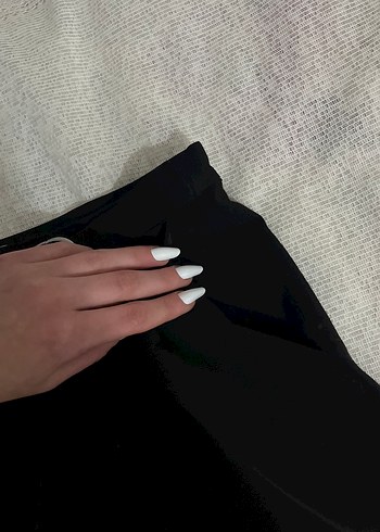 Siyah Kemerli Mini Etek - Görsel 4