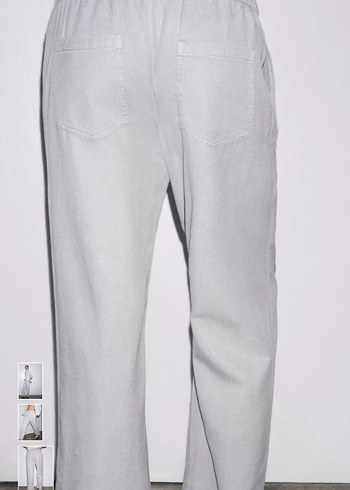 Gri Kadın Boyfriend Denim Pantolon - Görsel 3