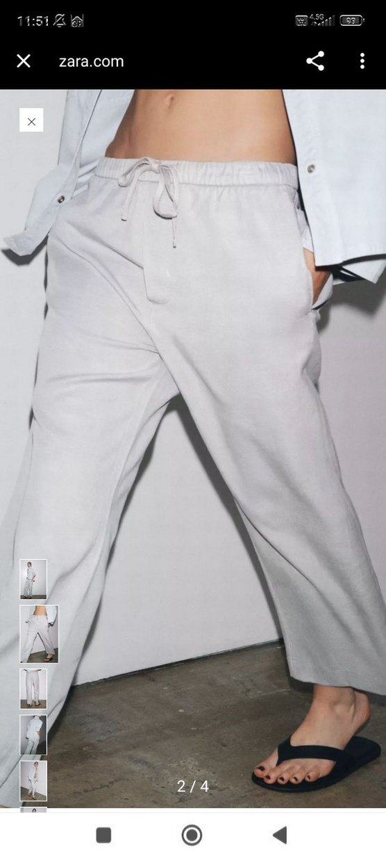 Gri Kadın Boyfriend Denim Pantolon - Görsel 2