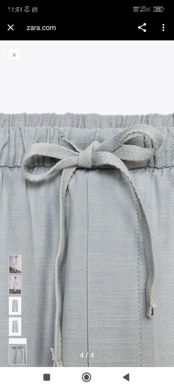 Gri Kadın Boyfriend Denim Pantolon - Görsel 4